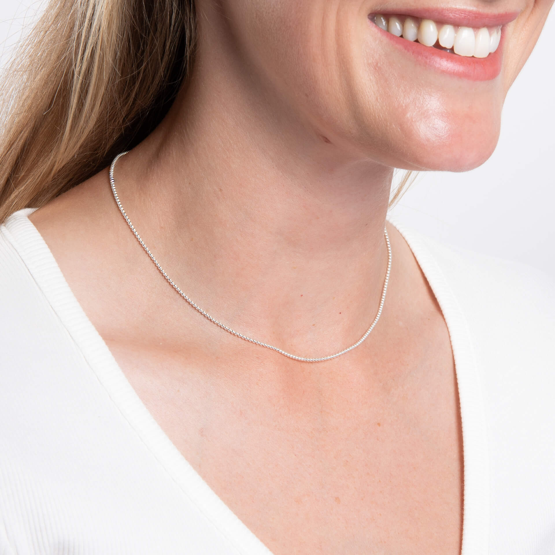 Round Beaded Necklace