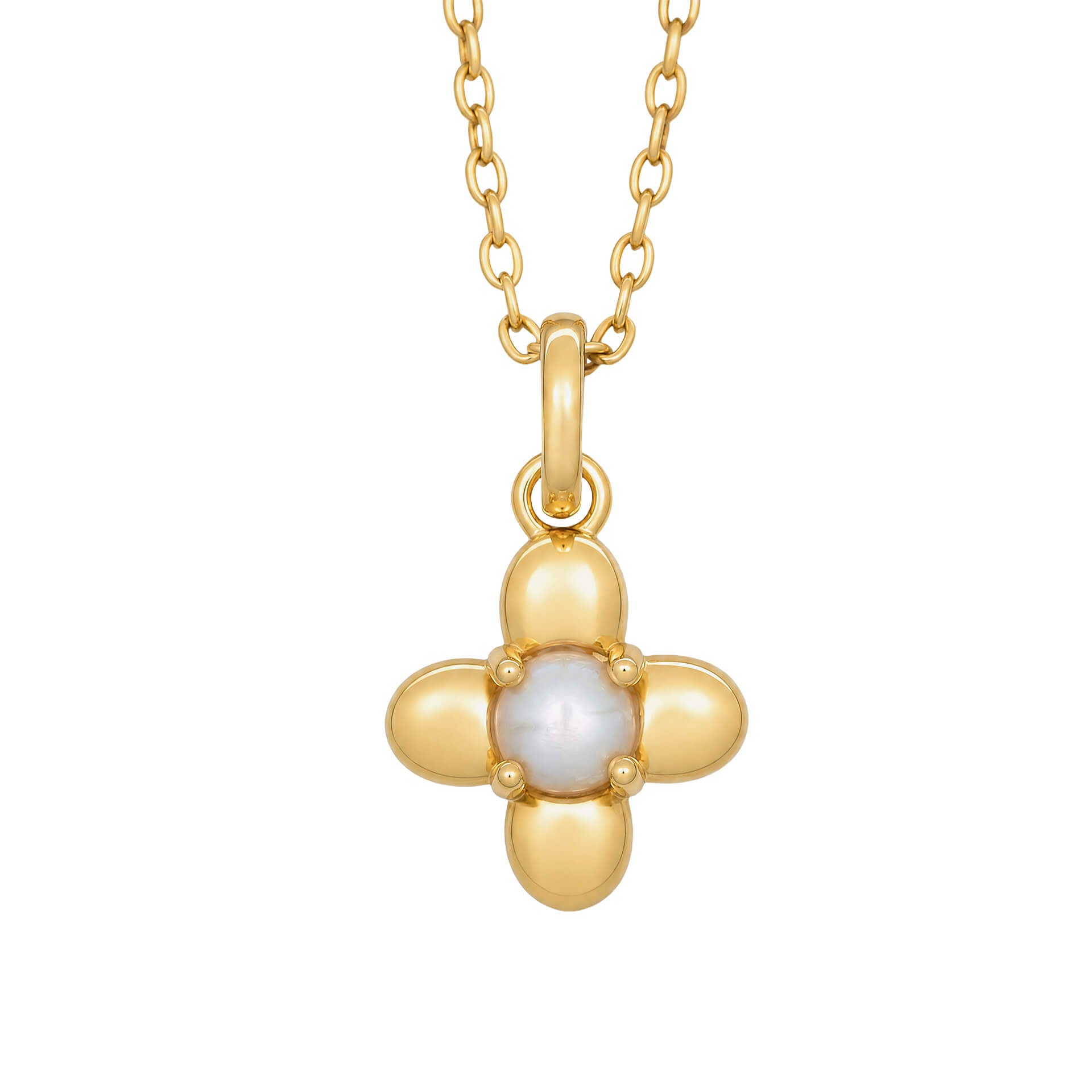 Pembroke Trellis Vintage Flower Necklace