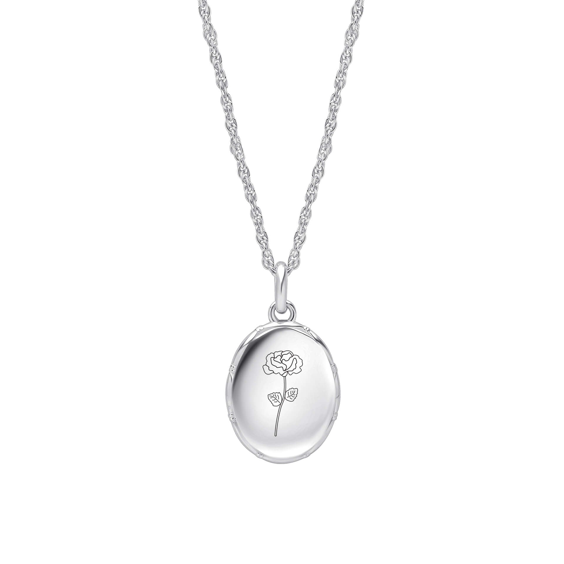 Ferndale Border Birth Bloom Necklace