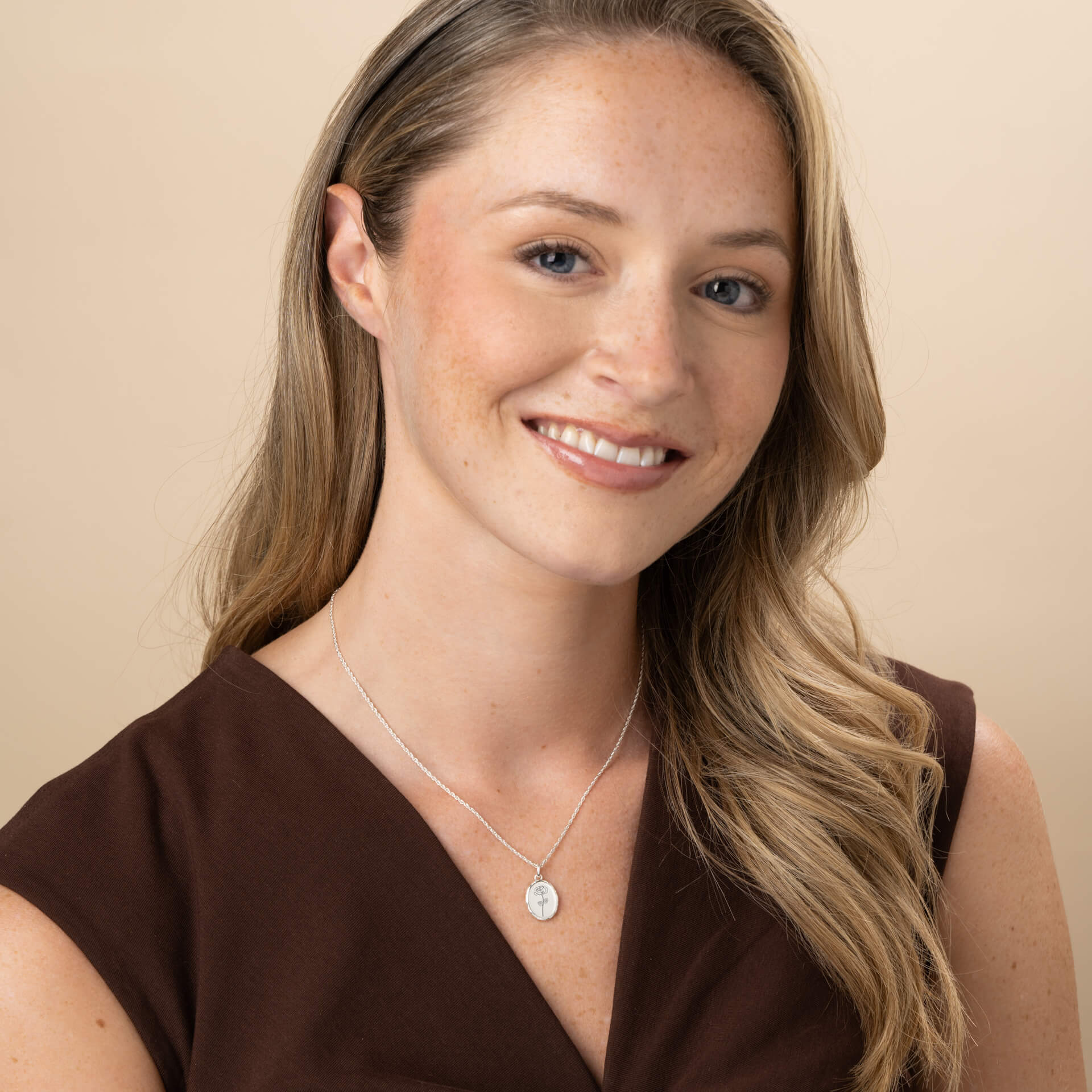 Ferndale Border Birth Bloom Necklace