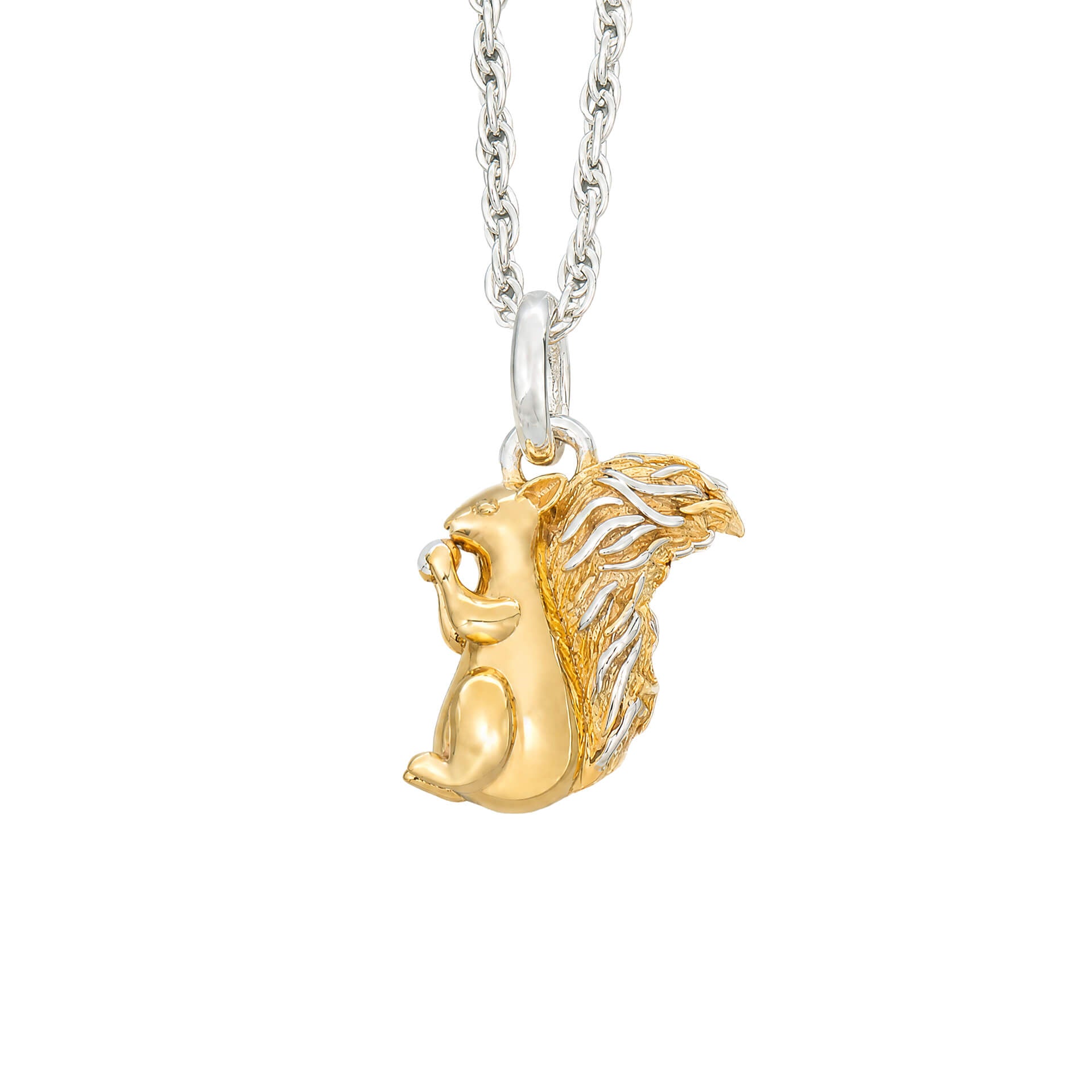 Autumnal Woodland Red Squirrel Necklace