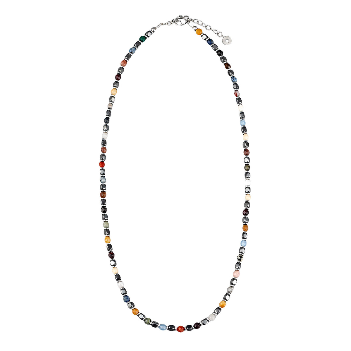 Semi-Precious Multi Colour Beaded Necklace