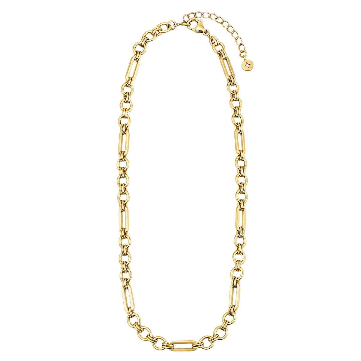 Textured Curb Chain Necklace