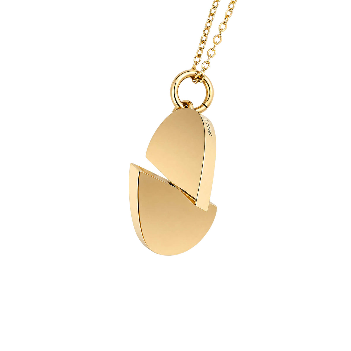 Rotating Tag and Heart Pendant