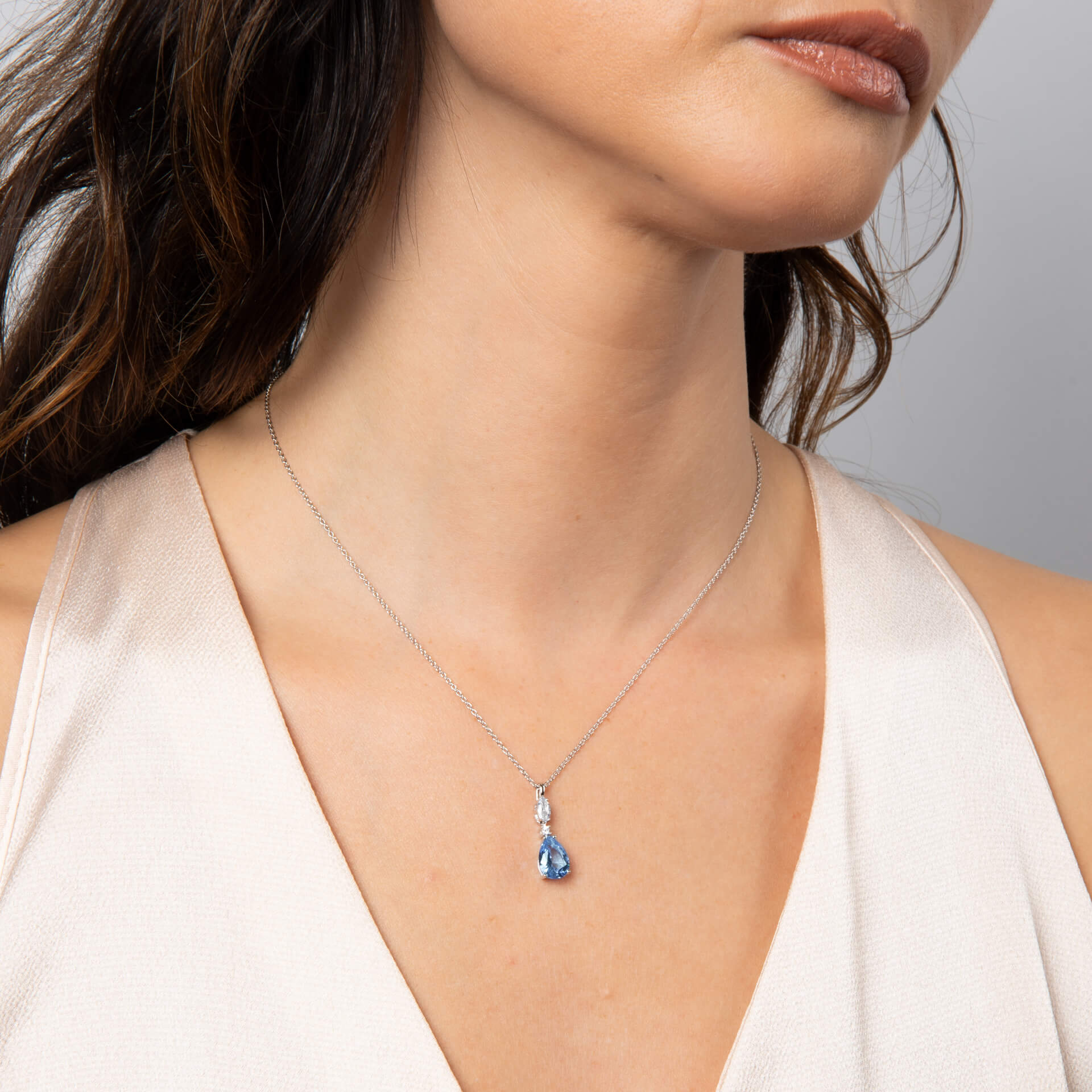 Teardrop and Marquise Drop Pendant