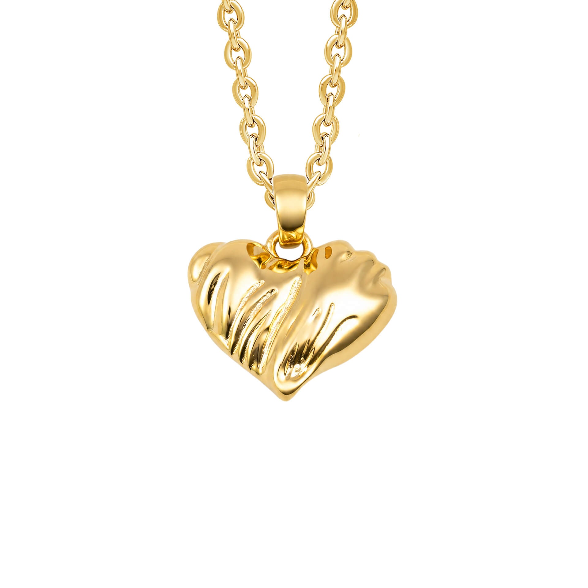 Textured Heart Pendant