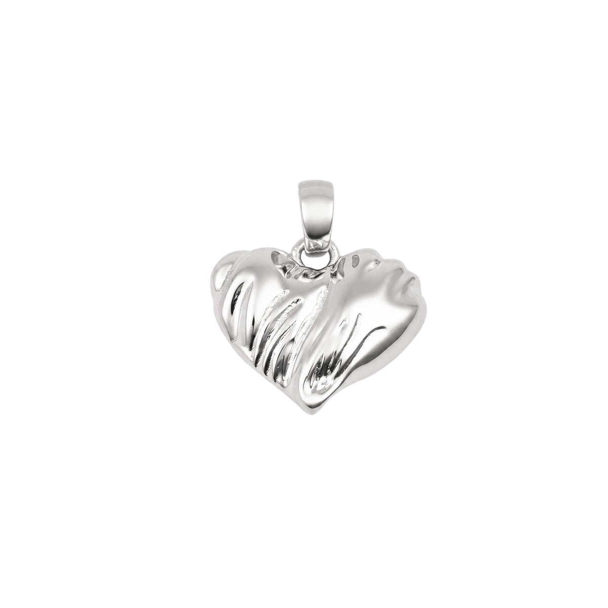 Textured Heart Pendant