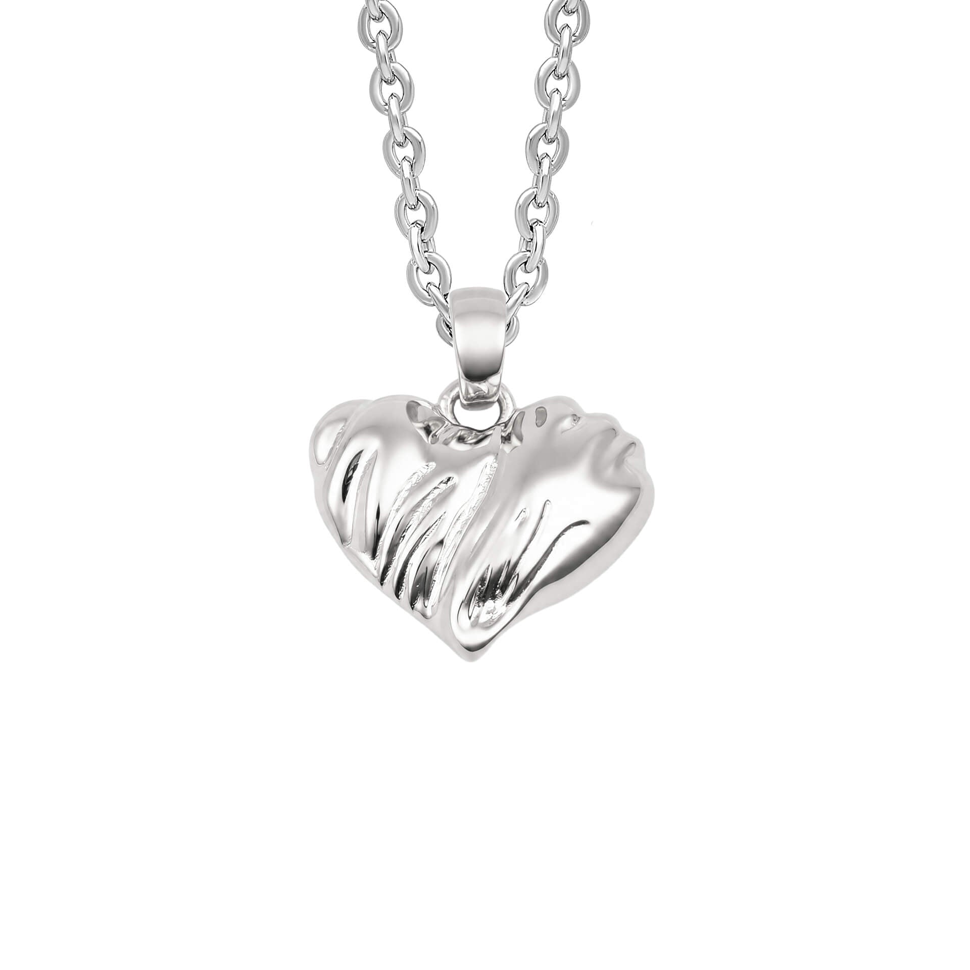 Textured Heart Pendant