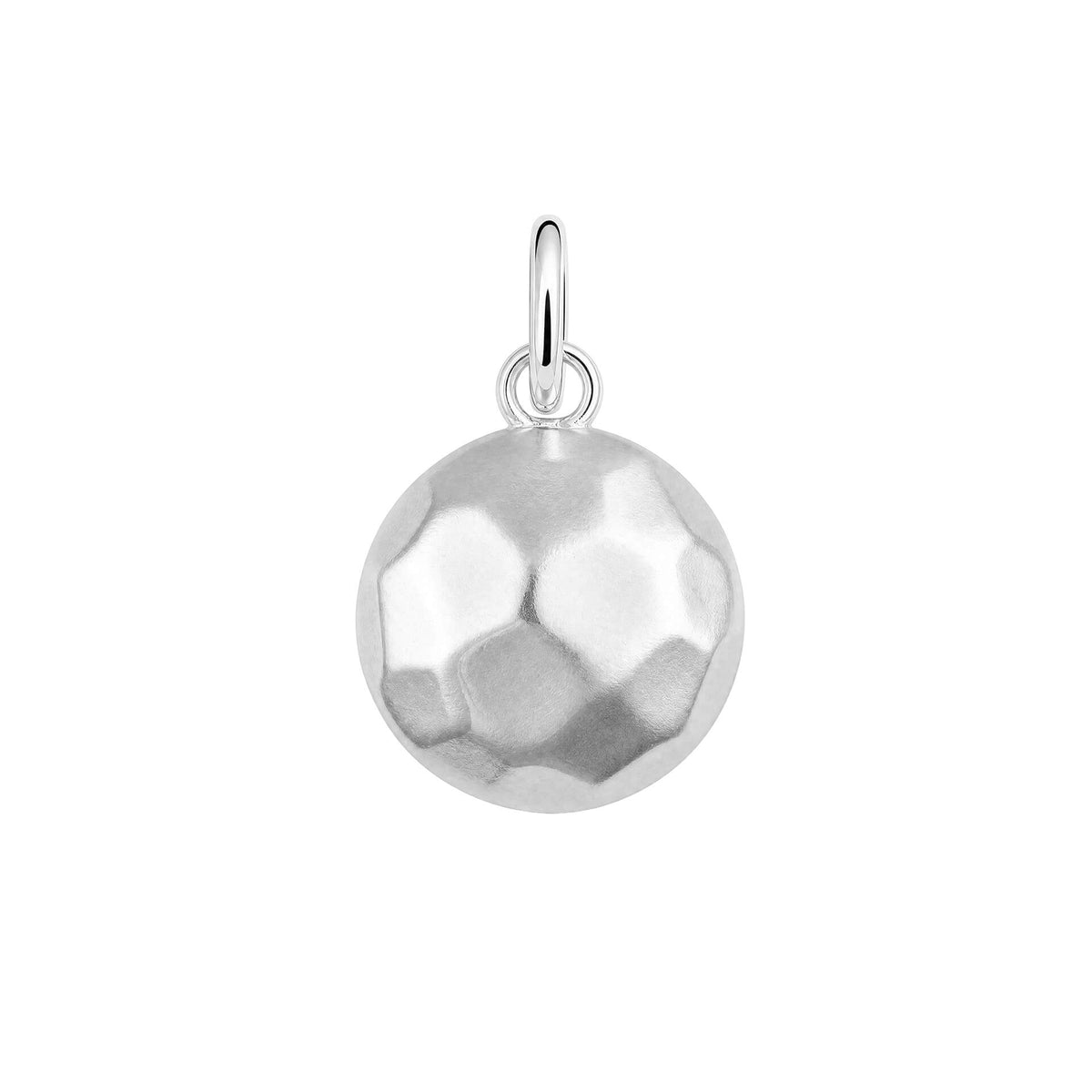 Round Hammered Texture Pendant