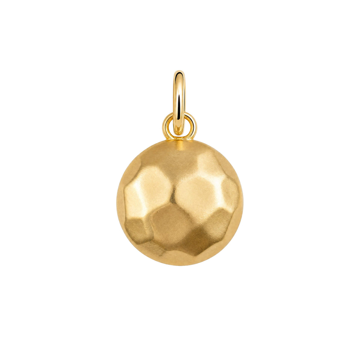 Round Hammered Texture Pendant