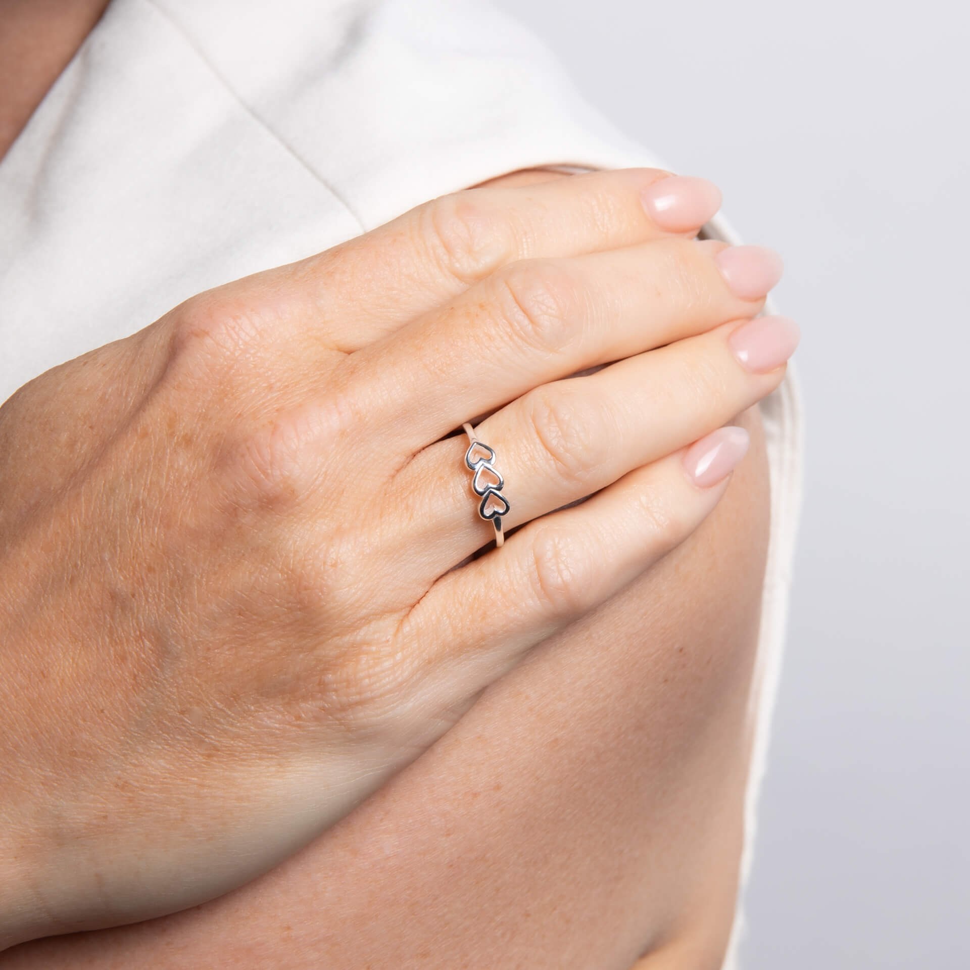 Triple Heart Ring