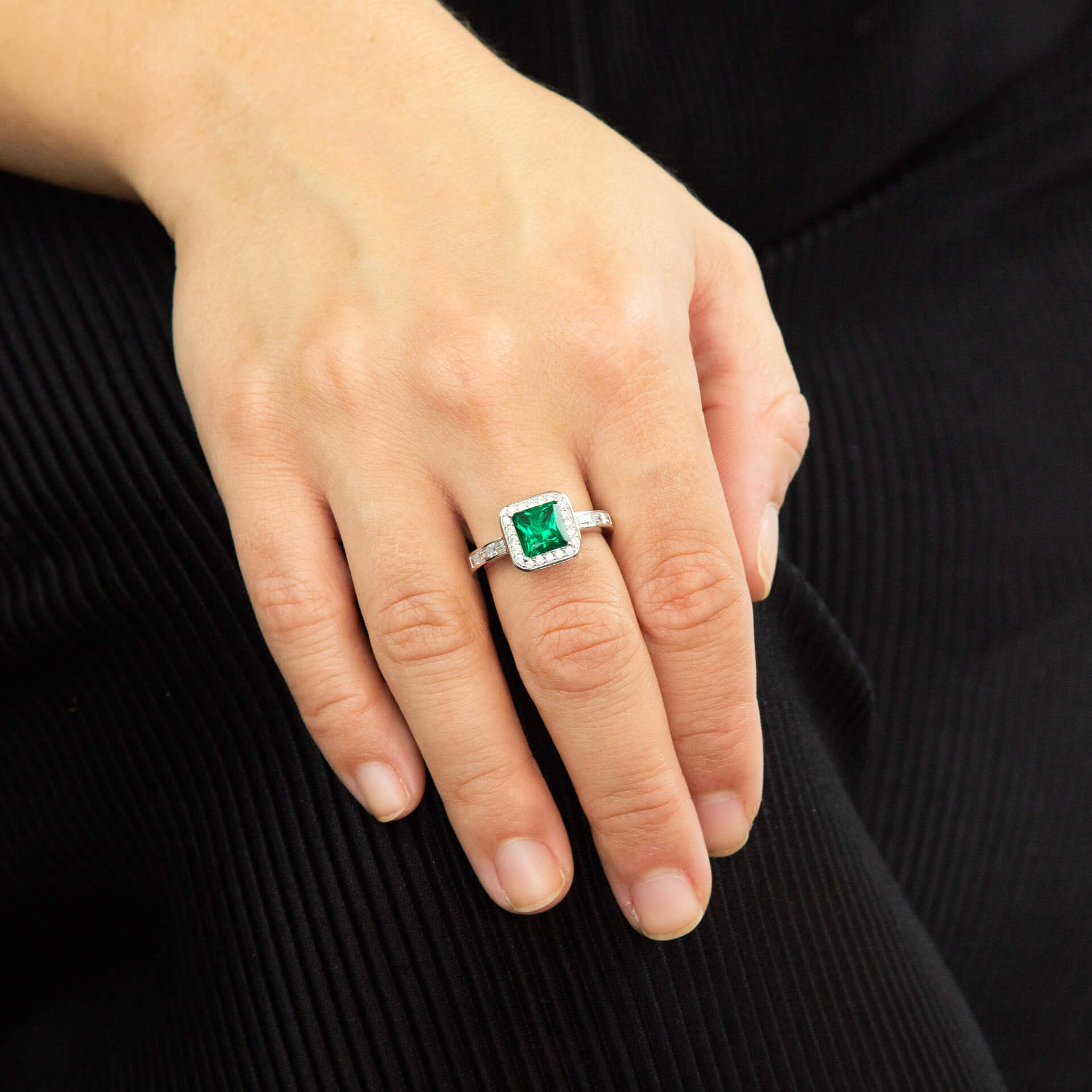 Art Deco Style Pave Ring