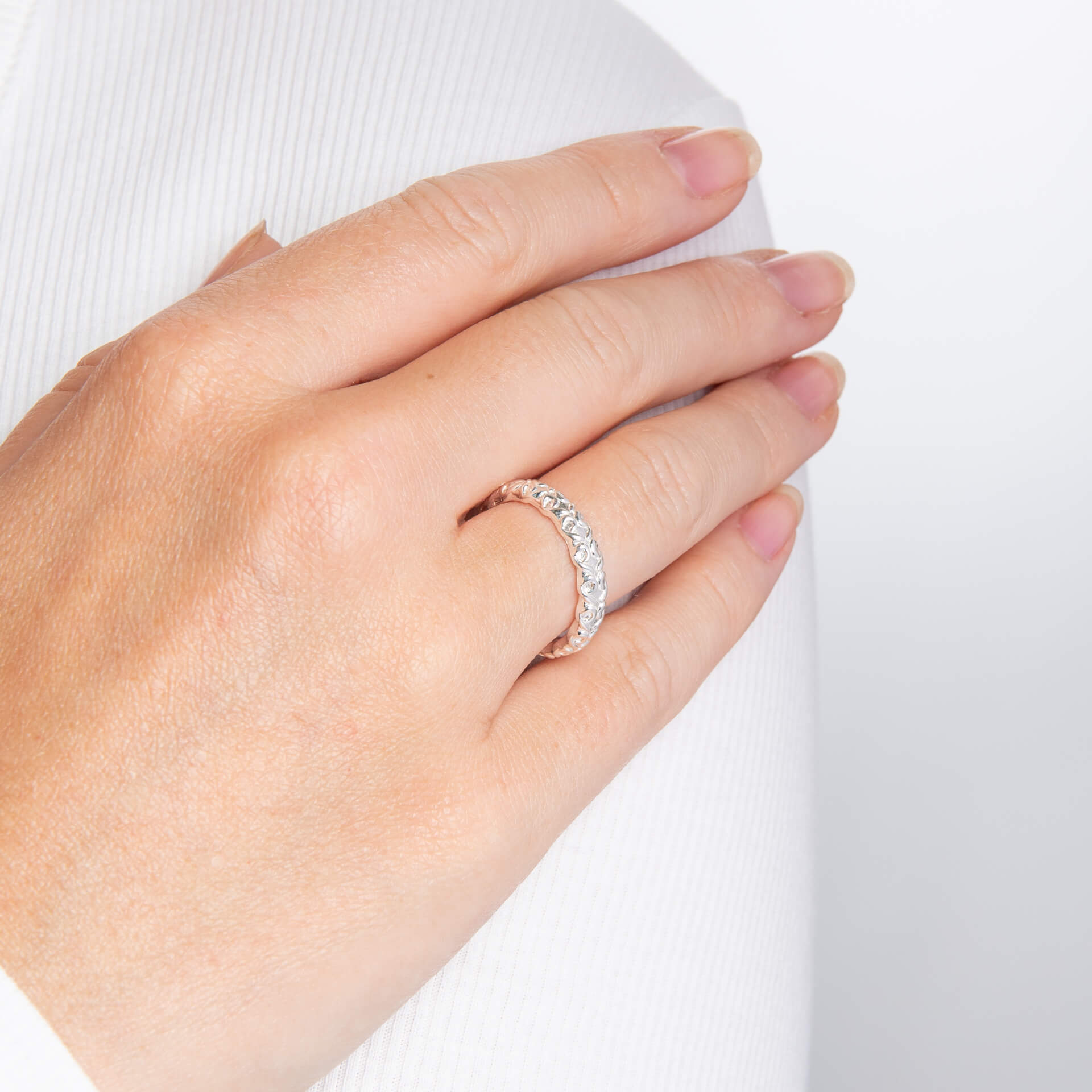 Swirl Pattern Ring
