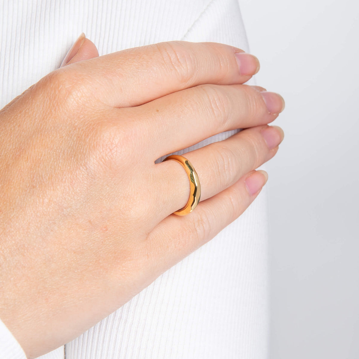 Hammered Texture Ring