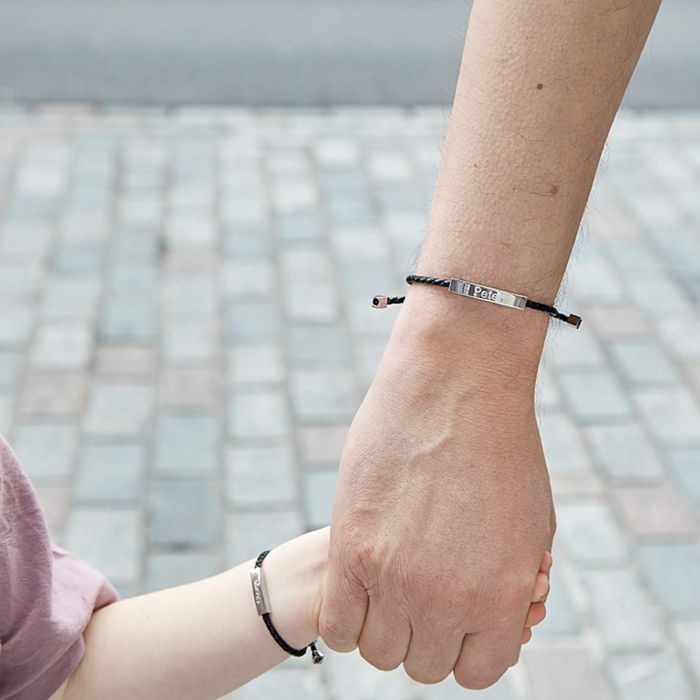 Parent and Child Matching Leather Bracelet