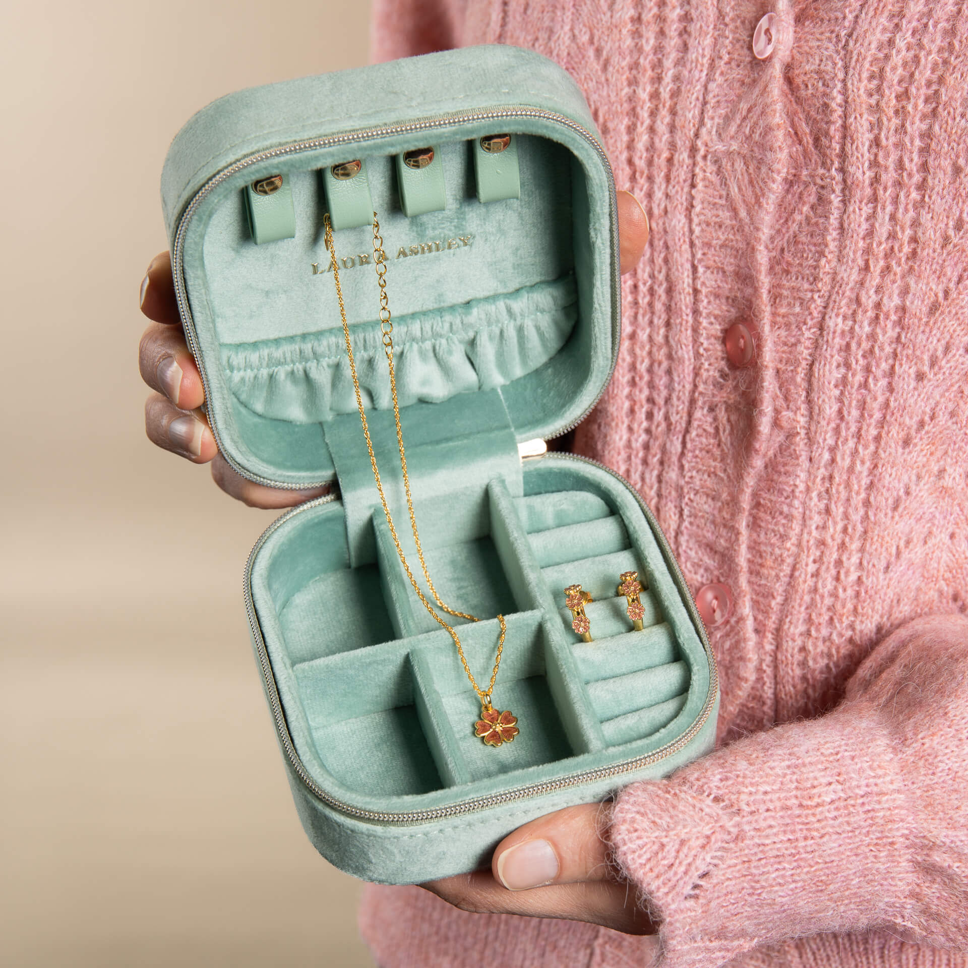 Elveden Embroidered Jewellery Box