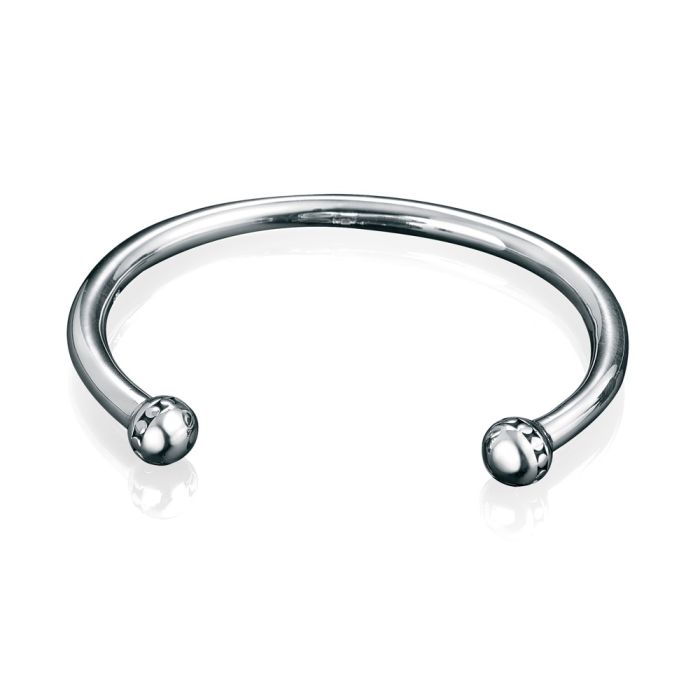 Oxidised Patterned Bangle