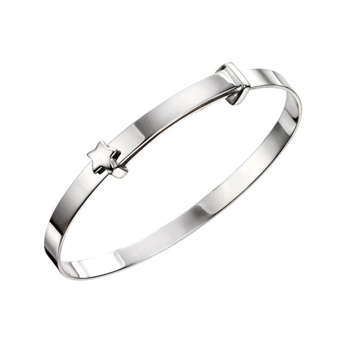 Star Motif Expandable Bangle