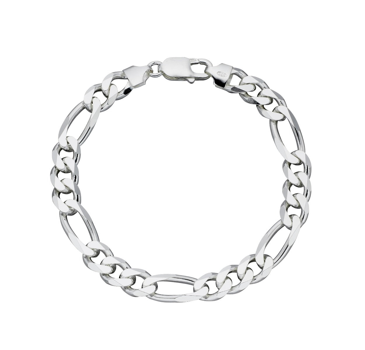 Heavyweight Figaro Bracelet 22cm