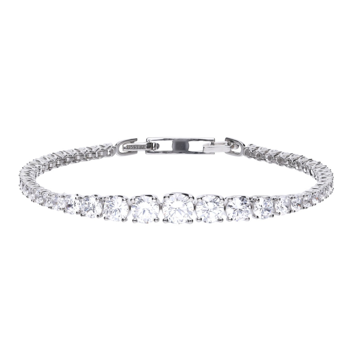 Graduated Zirconia Tennis Bracelet