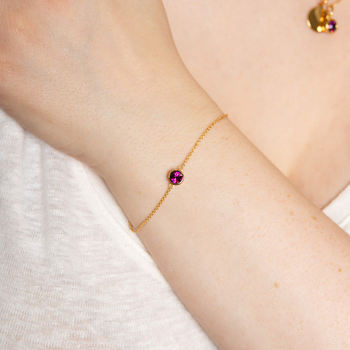Crystal Birthstone Bracelet