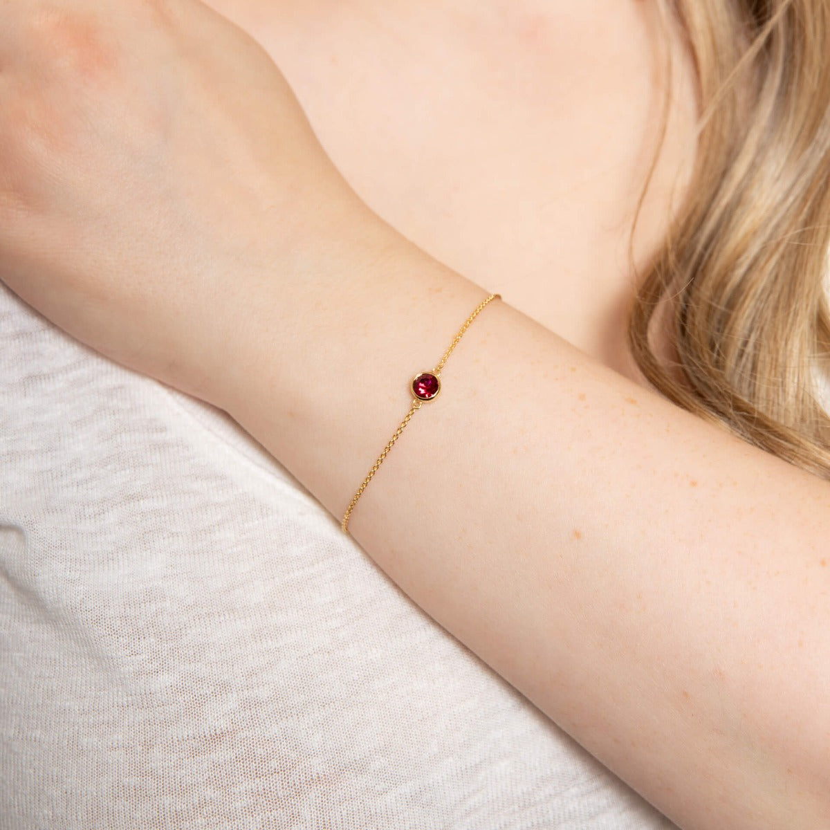 Crystal Birthstone Bracelet