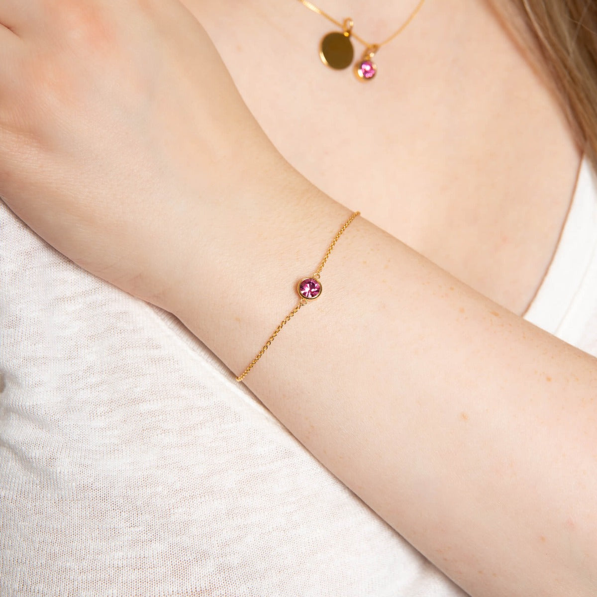 Crystal Birthstone Bracelet