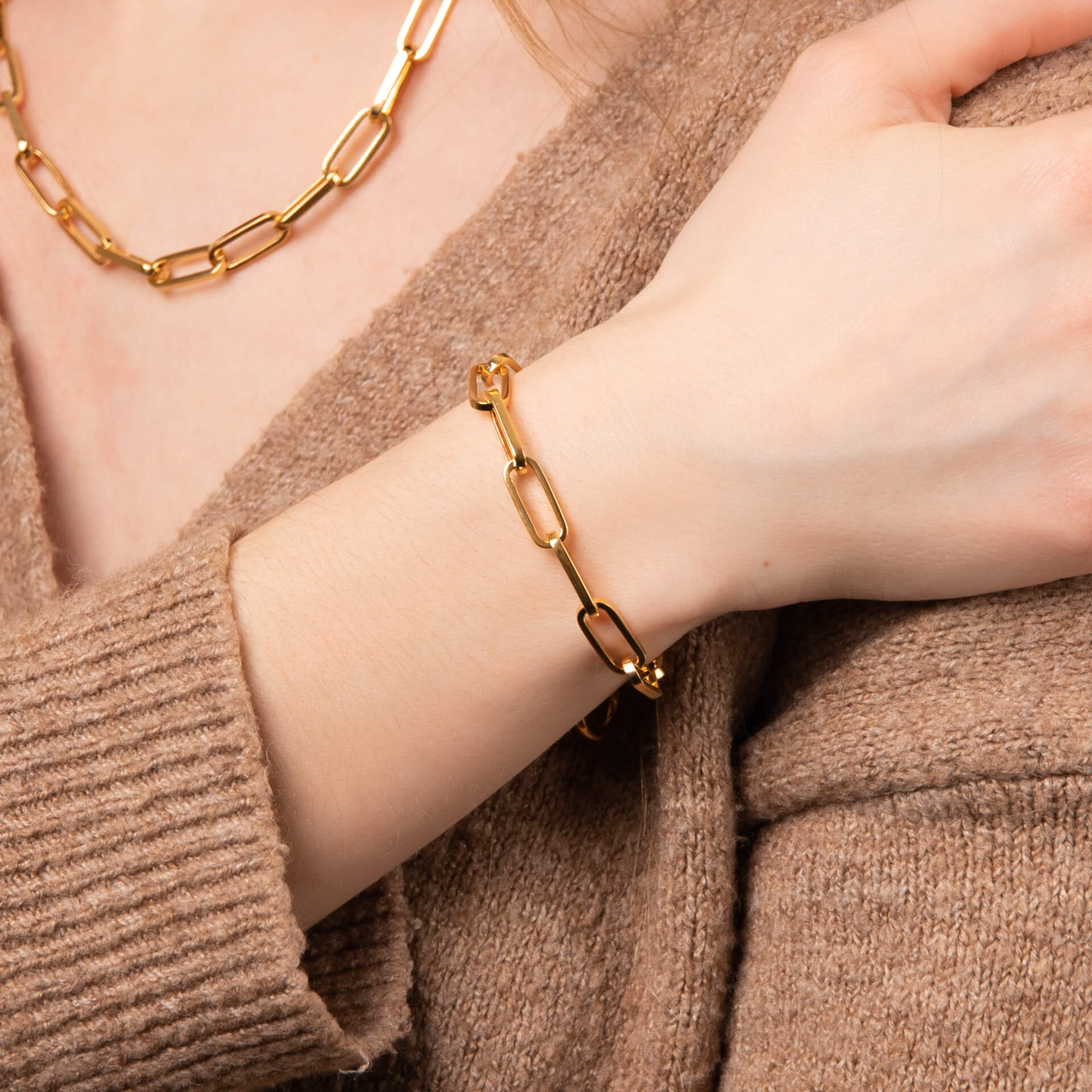 Chunky T-Bar Bracelet