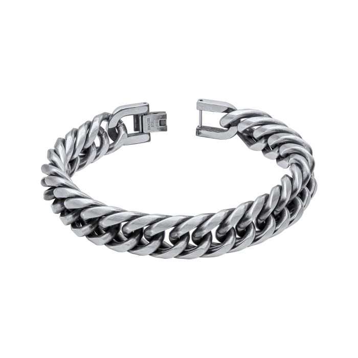 Oxidised Heavy Weight Foxtail Bracelet