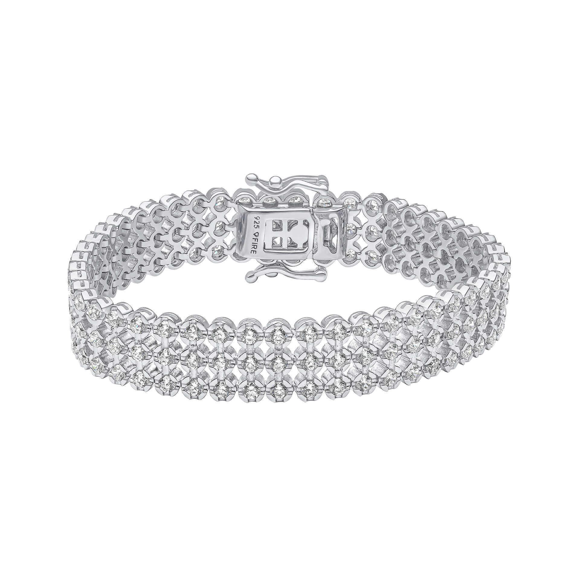 Triple Row Bracelet