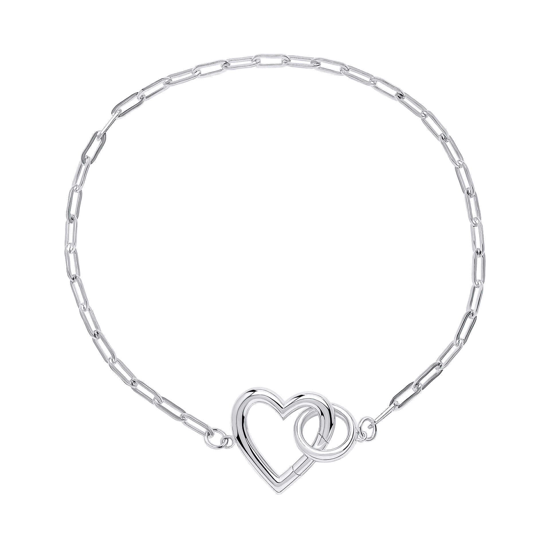 Heart Connection Chain Bracelet