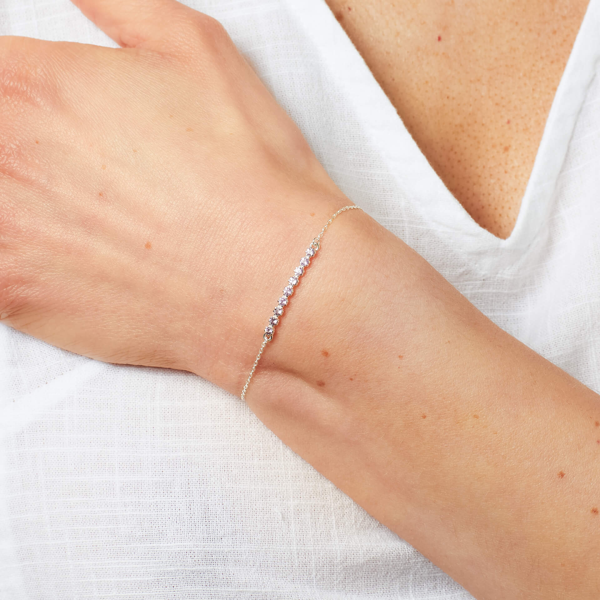 Alford Meadow Light Amethyst Bracelet