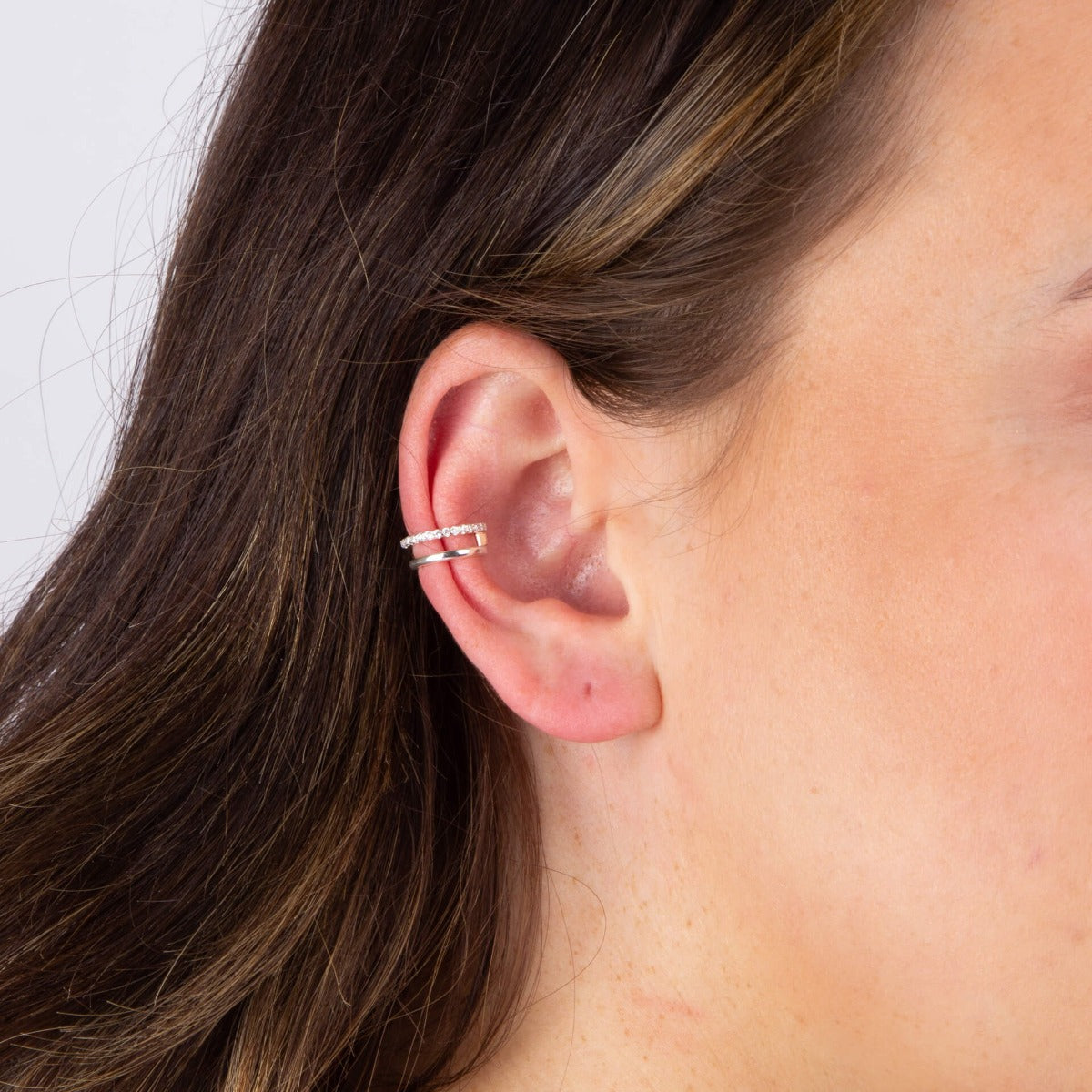 CZ Double Row Ear Cuff