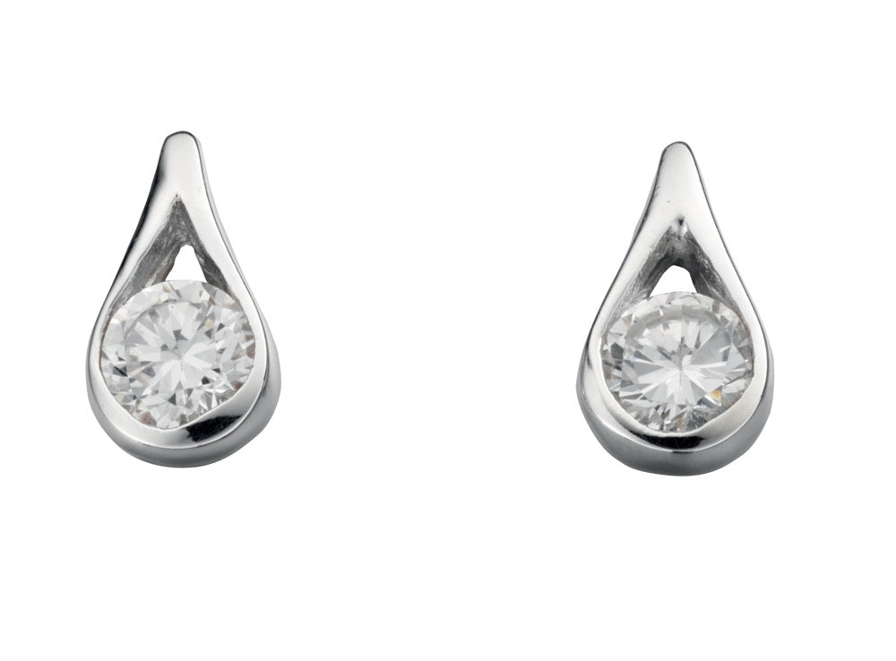 Teardrop Stud Earrings