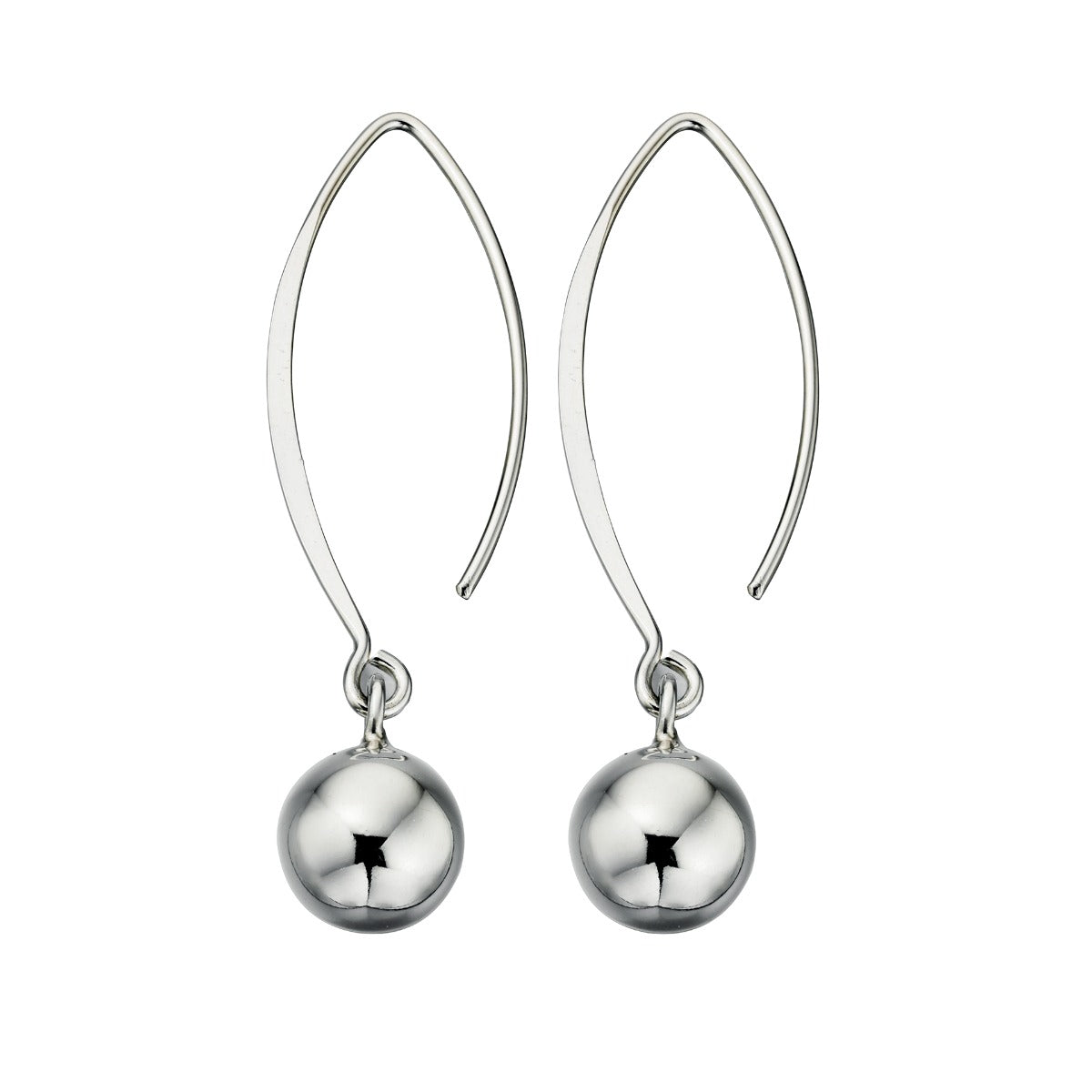 Ball Drop Hook Earrings