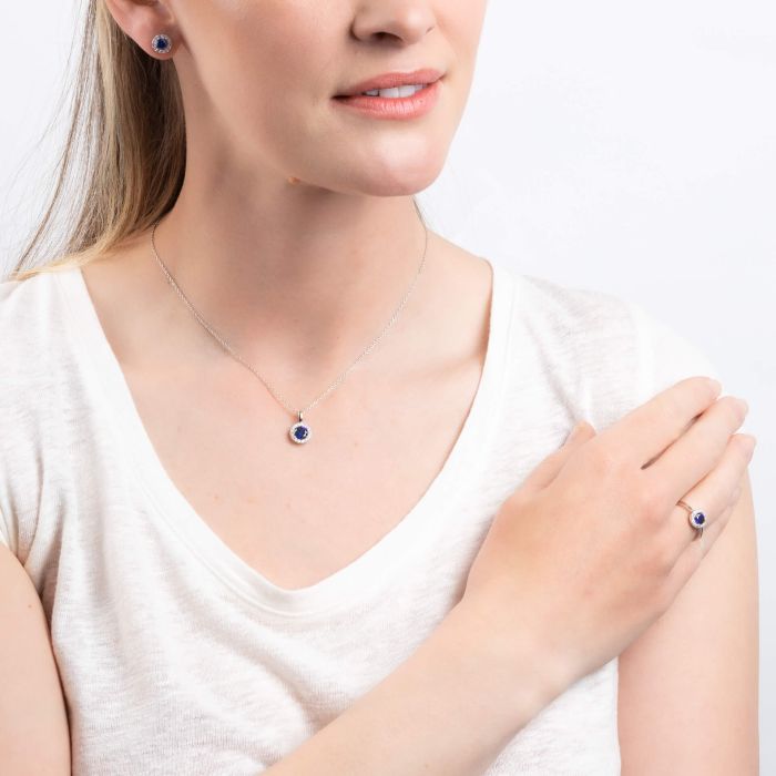 Round Colour Zirconia Ring