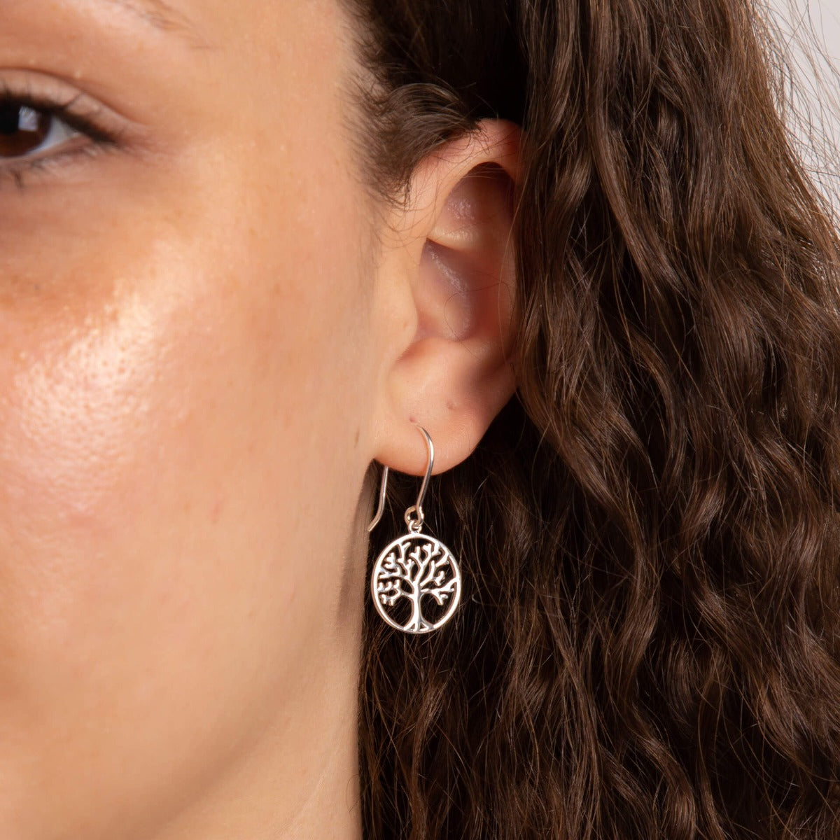Tree of Life Drop Earrings