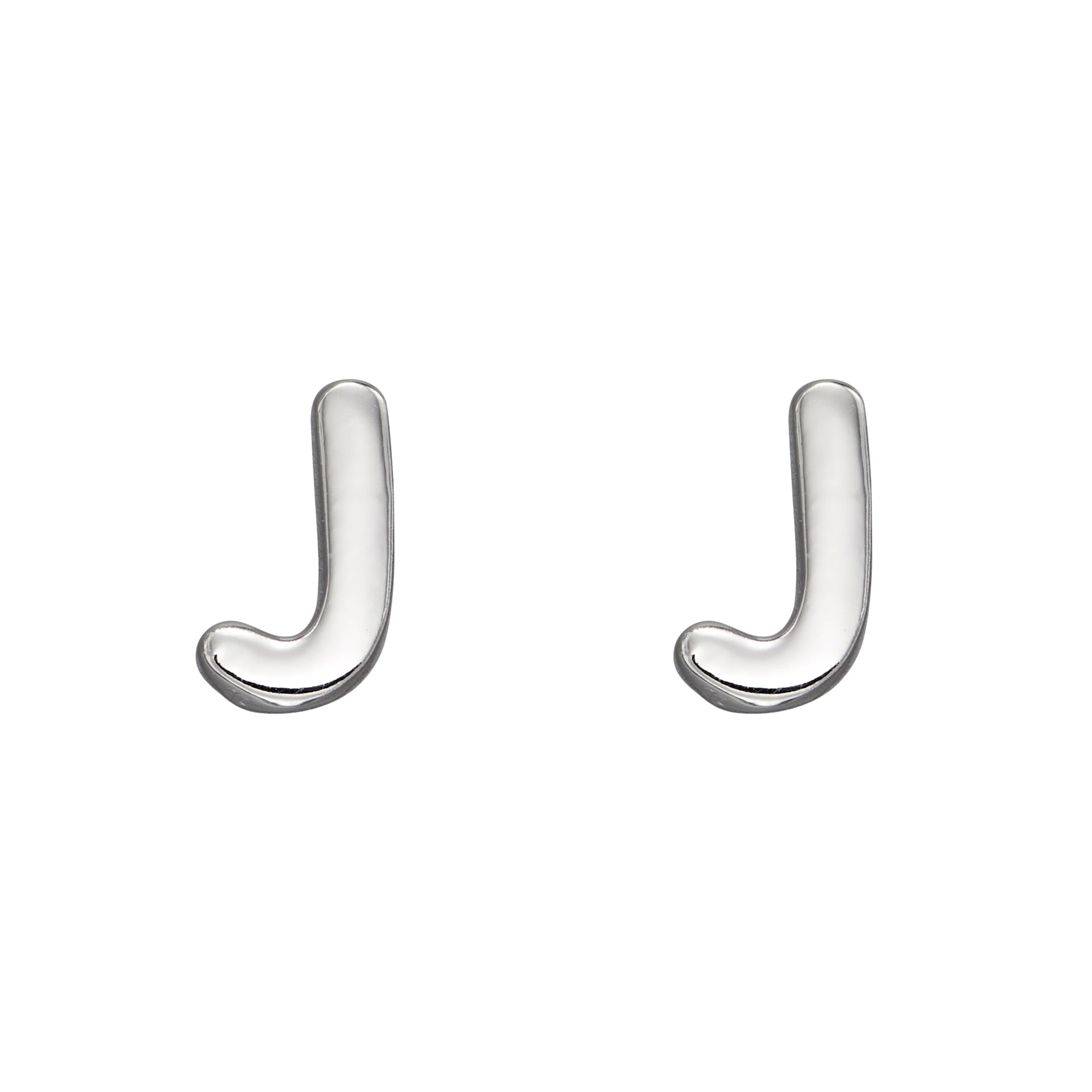 Initial Stud Earrings