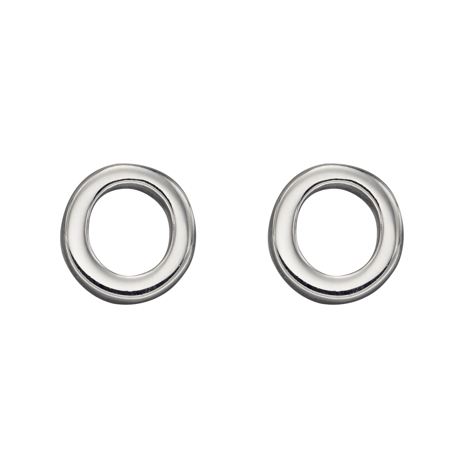 Initial Stud Earrings