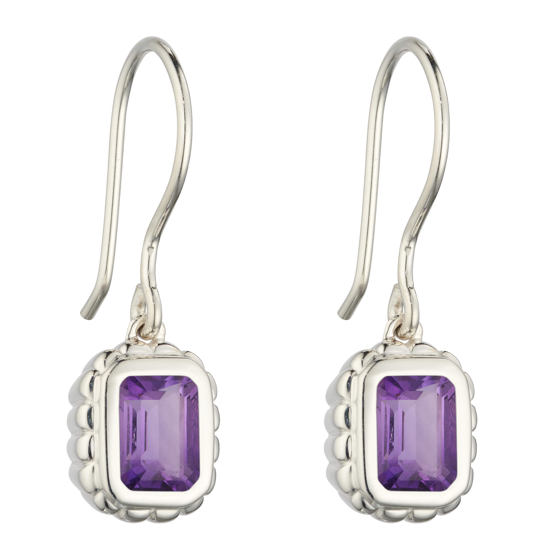 Curve Surround Drop Earrings