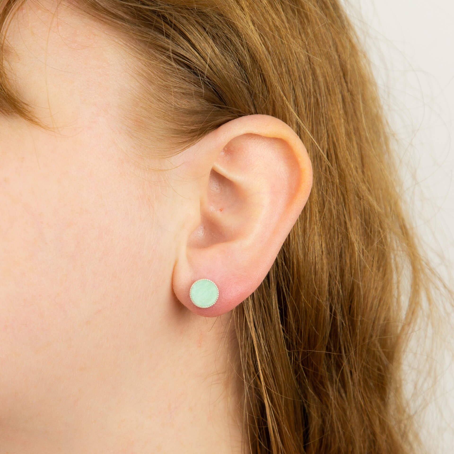 Comfort Medallion Stud Earrings