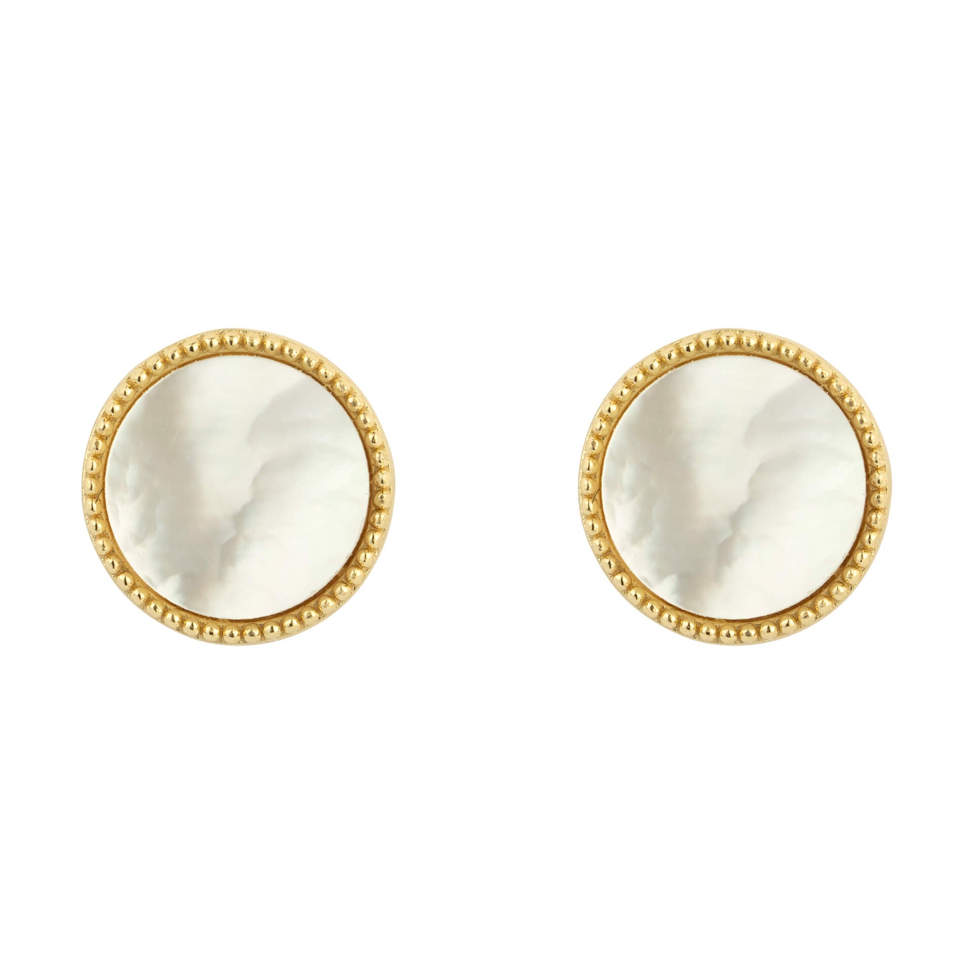 Comfort Medallion Stud Earrings