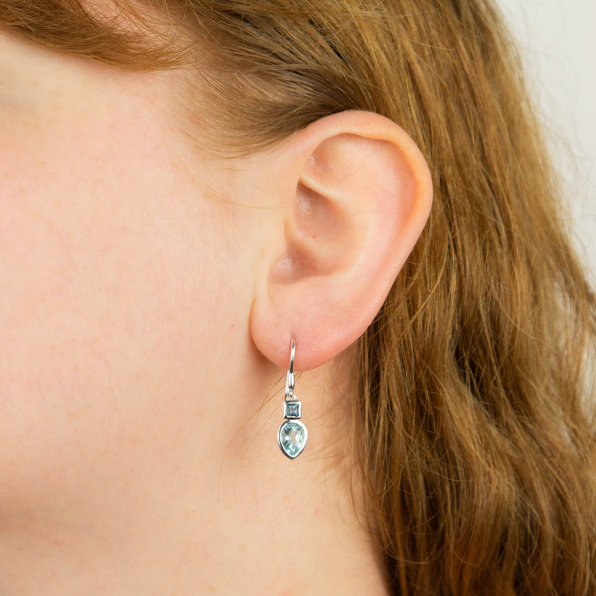 Iris Petal Drop Earrings