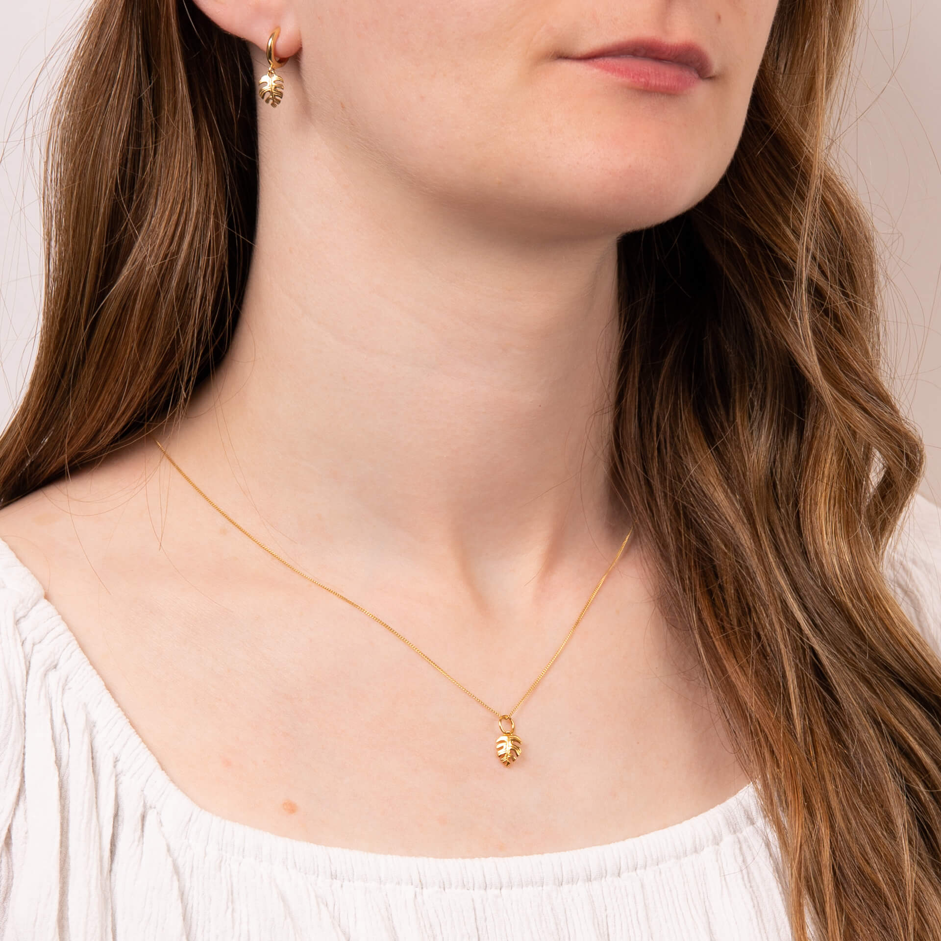 Palm Leaf Pendant Charm