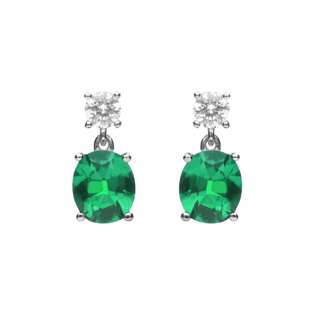 Oval Drop Earrings