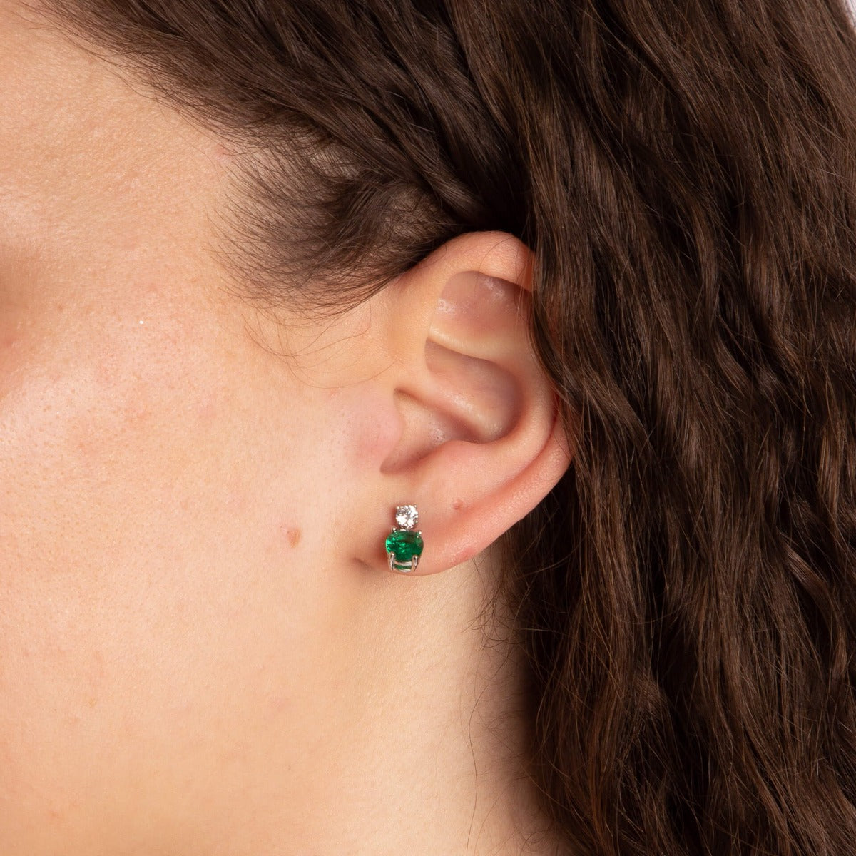 Oval Drop Earrings