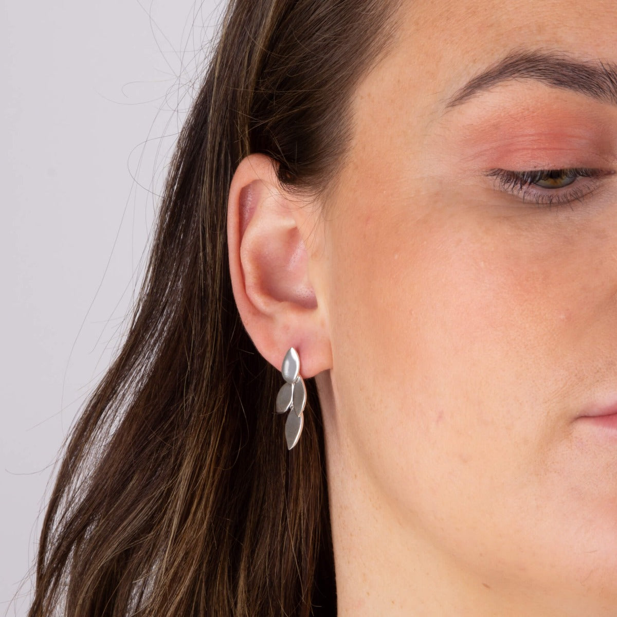 Flowing Petals Drop Earrings