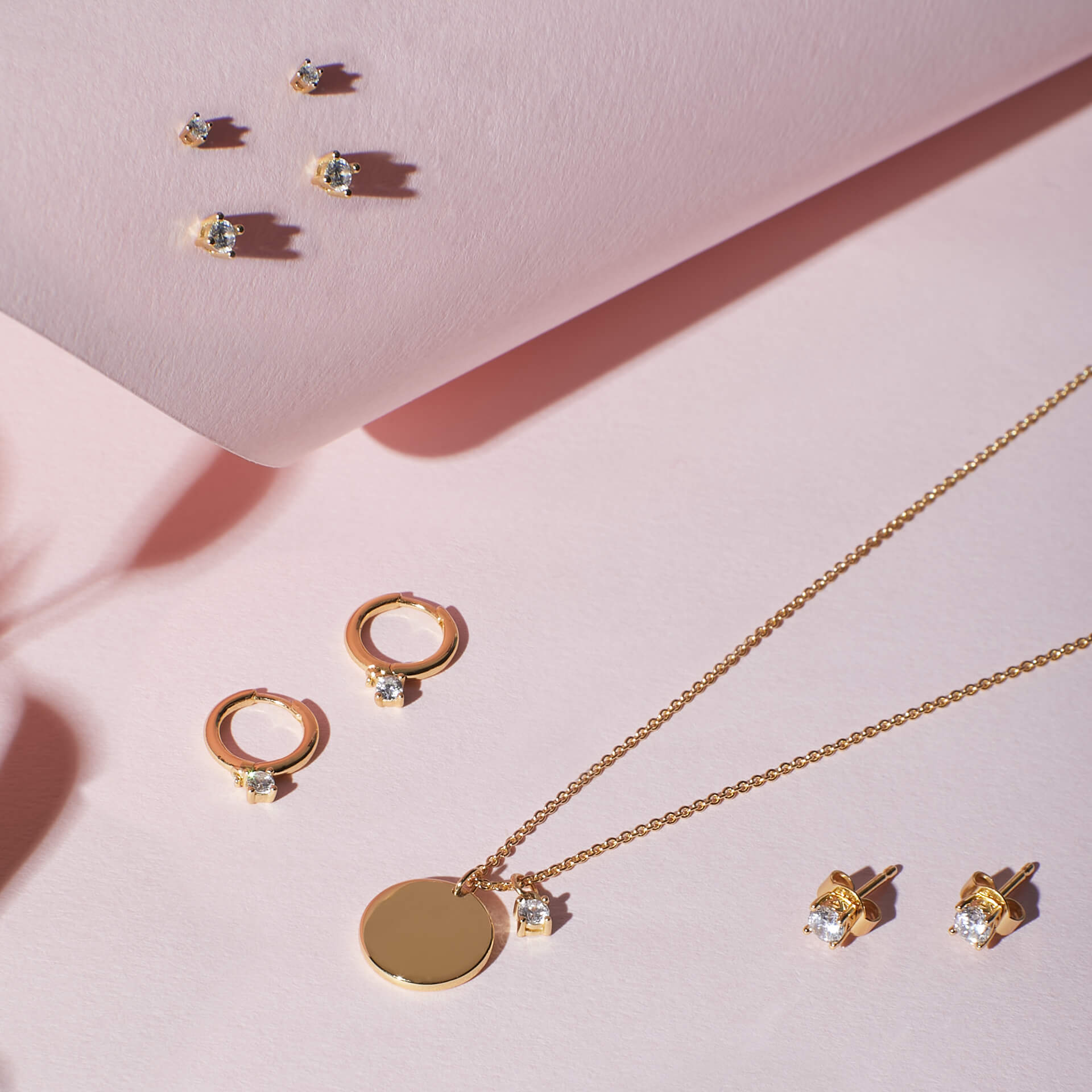 Assembled Hoop Earrings with Drop