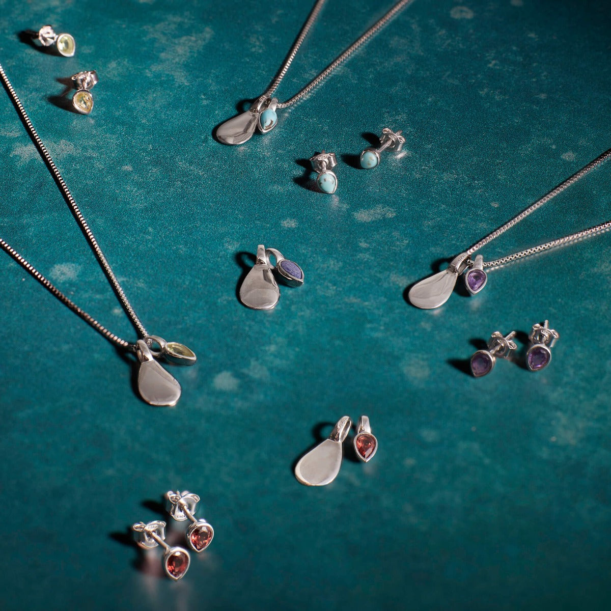 Droplet Shaped Engravable Tag Pendant