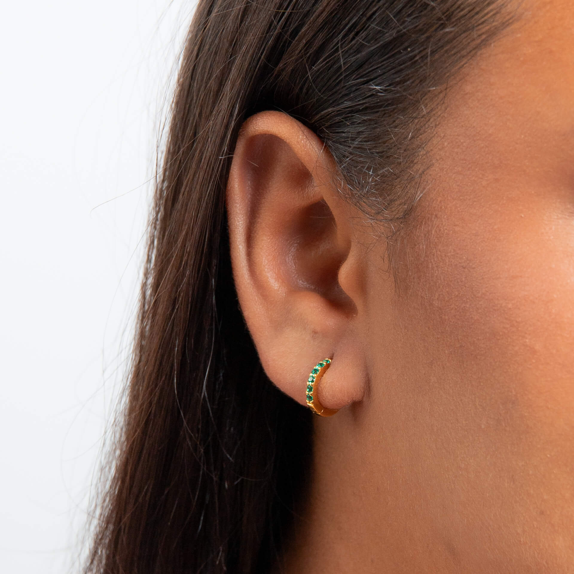 Crystal Hoop Earrings